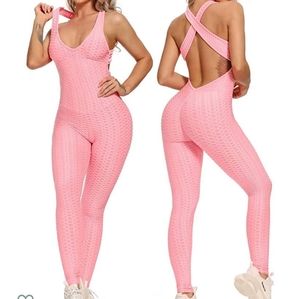 Workout Bodysuit One Piece Outfits Pants Butt Lift